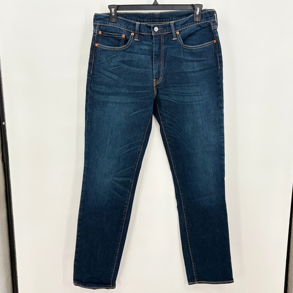 Levis‎ 541 Athletic Taper Jeans Dark Wash Indigo Blue 36x36 Mens Denim